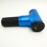 Массажер Аккумуляторный для тела мышечный портативный ручной 4 насадки Fascial Gun KH-320 Синий