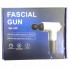 Массажер Аккумуляторный для тела мышечный портативный ручной 4 насадки Fascial Gun KH-320 Тёмно-Синий