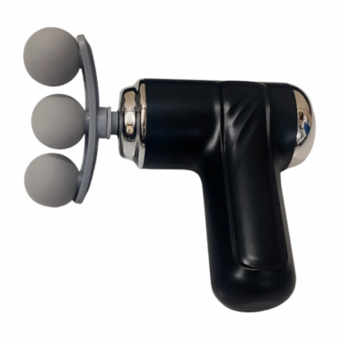 Массажер Fascial Gun, Портативный массажный пистолет LM-130 с турборежимом Черный