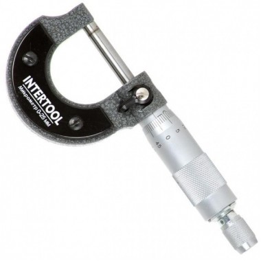 Микрометр 0-25 мм INTERTOOL MT-3041