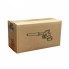 Мощный автомобильный турбо фен 48V / Бытовой скоростной вентилятор ручная воздуходувка 2 АКБ