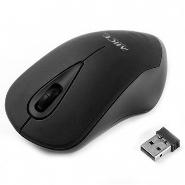 Мышь компьютерная iMICE E-2370 беспроводная USB Разрешение 1600 DPI мышка Чёрная