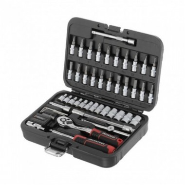 Набор инструментов 46 ед. STORM, 1/4", Сr-V INTERTOOL ET-8046