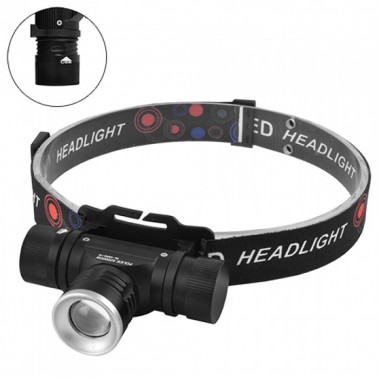 Налобный фонарь BL-5808 Cree XM-L-T6, 1 режим, 1х18650
