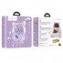 Наушники Hoco W39 Cat Ear Bluetooth с кошачьими ушками и LED подсветкой Фиолетовый
