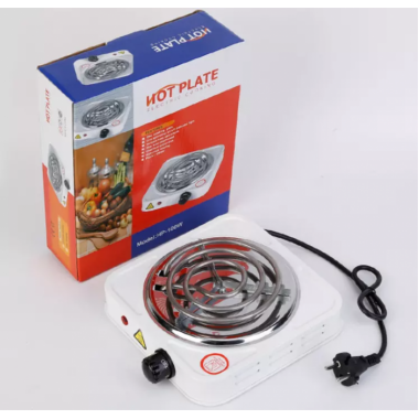 Плита электрическая однокомфорочная спиральная Hot Plate JX-1010B 1000W электроплита