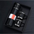 Подарочный набор Vacuum Flask SET вакуумный термос из нержавеющей стали 3 чашки Черный