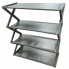 Полка стойка органайзер для обуви на 4 полки Shoe Rack Серая