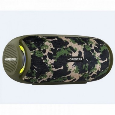 Портативная акустическая стерео колонка Hopestar H48 (Bluetooth, MP3, FM, AUX, Mic, LED) Камуфляж