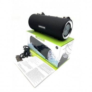 Портативная Bluetooth колонка Hopestar H39 ФМ, MP3, USB Чёрная