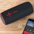 Портативная Bluetooth колонка Hopestar P21 ФМ, MP3, USB Чёрная с красным