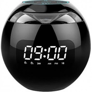 Портативная Bluetooth колонка с часами KIMISO KMS-K12 Чёрная
