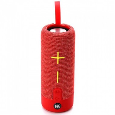 Портативная Bluetooth-колонка TG619C USB/TF с ремешком Красная