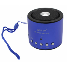 Портативная колонка WSTER WS-A8 Мини-колонка с MP3, USB и FM-pадио Синяя Портативная колонка WSTER WS-A8 Мини-колонка с MP3, USB и FM-pадио Синяя