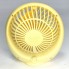 Портативный настольный мини вентилятор Mini Fan DianDi SQ1978A USB Жёлтый