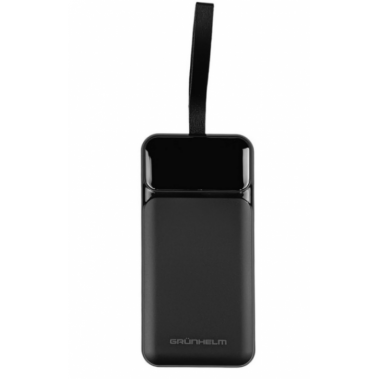 Power Bank GRUNHELM GP-40BQC портативная батарея 40000 mAh быстрая зарядка 22.5W Черный