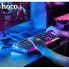 Проводная клавиатура с мышью HOCO GM18 RU/ENG раскладка с подсветкой Чёрная
