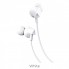 Проводные наушники вакуумные 3.5mm HOCO M60 Perfect Sound Universal с микрофоном 1.2m Белые