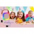 Портативная колонка с 2-мя караоке микрофонами и RGB подсветкой Winso K12 10W Bluetooth, USB, microSD, AUX, Type-C Розовая