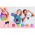 Портативная колонка с 2-мя караоке микрофонами и RGB подсветкой Winso K12 10W Bluetooth, USB, microSD, AUX, Type-C Розовая