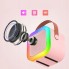 Портативная колонка с 2-мя караоке микрофонами и RGB подсветкой Winso K12 10W Bluetooth, USB, microSD, AUX, Type-C Розовая
