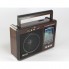 Радиоприемник-колонка MP3 GOLON RX 9966UAR Коричневый