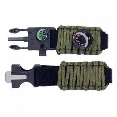 Ремешок для часов PARACORD, ARMY GREEN, 32 мм