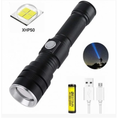 Ручной аккумуляторный фонарь BL-611-P50 фонарик 1500 Lumen