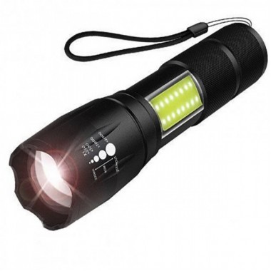 Ручной металлический фонарик BL 29 T6 micro Usb фонарь