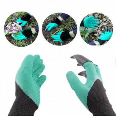 Садовые перчатки с когтями Garden Genie Gloves