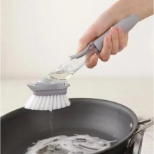 Щетка для мытья посуды Decontamination Wok Brush с дозатором моющего средства Щетка для мытья посуды Decontamination Wok Brush с дозатором моющего средства