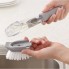Щетка для мытья посуды Decontamination Wok Brush с дозатором моющего средства