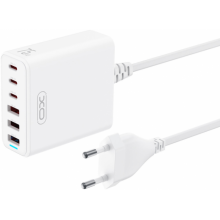 Сетевое зарядное устройство XO L133 3 USB-A 3 USB-C 75W Белый Сетевое зарядное устройство XO L133 3 USB-A 3 USB-C 75W Белый