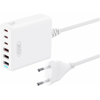 Сетевое зарядное устройство XO L133 3 USB-A 3 USB-C 75W Белый