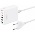 Сетевое зарядное устройство XO L133 3 USB-A 3 USB-C 75W Белый