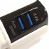 Сетевой адаптер Ezra HC 30 5V, 2.4A, 2 USB с кнопкой выключения Белый