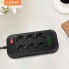 Сетевой фильтр-удлинитель LDNIO SE6403 6 розеток и 4 USB 2 м Чёрный