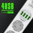 Сетевой удлинитель LDNIO SE4432 на 4 розетки 4 USB 2м Белый