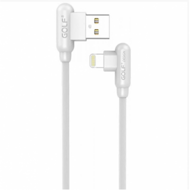 Шнур для зарядки Iphone USB GOLF GC-45 кабель 2,4A Белый