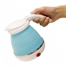Складной силиконовый электрочайник SmartTech Foldable Kettle 600мл Синий Складной силиконовый электрочайник SmartTech Foldable Kettle 600мл Синий