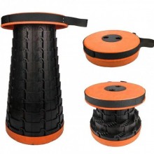 Складной туристический стул 47 см Telescopic stool для пикника туризма рыбалки походный табурет Оранжевый Складной туристический стул 47 см Telescopic stool для пикника туризма рыбалки походный табурет Оранжевый