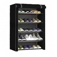 Стеллаж тканевый для хранения обуви Combination Shoe Frame 60X30X90 Чёрный Стеллаж тканевый для хранения обуви Combination Shoe Frame 60X30X90 Чёрный