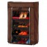 Стеллаж тканевый для хранения обуви Combination Shoe Frame 60X30X90 Коричневый