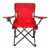 Стул раскладной со спинкой Camping quad chair HX 001 с подстаканником Красный