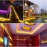 Светодиодная неоновая лента NEON 220В JL 2835-120 G IP65 герметичная 5 метров Жёлтая