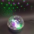 Светодиодный диско-шар (дискошар) Led magic ball light c Bluetooth и пультом Чёрный