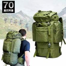 Hюкзак A21 70L Мужской рюкзак, походный рюкзак 70л большой Олива Hюкзак A21 70L Мужской рюкзак, походный рюкзак 70л большой Олива