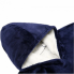 Толстовка-плед с капюшоном Huggle Hoodie Ultra Plush Blanket Oversize Синий