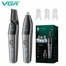Аккумуляторный триммер для носа и ушей + 2 насадки, VGR V-603 / Машинка для стрижки волос в носу Аккумуляторный триммер для носа и ушей + 2 насадки, VGR V-603 / Машинка для стрижки волос в носу
