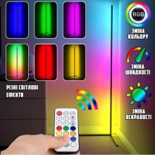 Угловая LED RGB лампа торшер STAND 1.2м с пультом управления подсветка комнаты напольная от USB Угловая LED RGB лампа торшер STAND 1.2м с пультом управления подсветка комнаты напольная от USB
